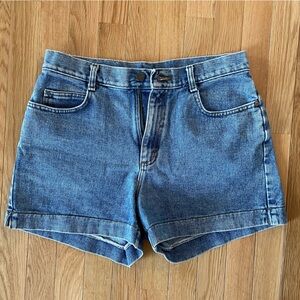 Women’s Classic Lee Blue Denim Jean Shorts
